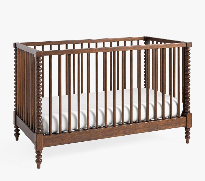 Chris Loves Julia Turned Wood Convertible Crib