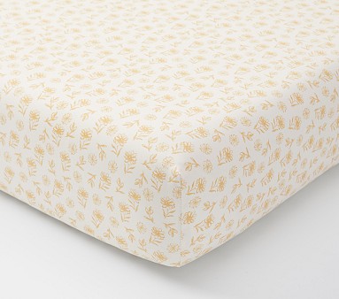 Dandy Daisy Organic Crib Fitted Sheet