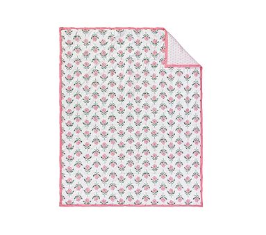 Roller Rabbit Rosebud Reversible Quilt