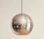 Metal Star Cutout Ball Pendant (14&quot;)