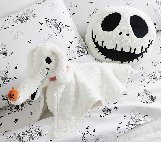 Jack Skellington Pillow | Pottery Barn Kids