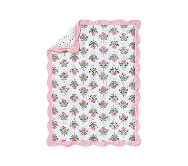 Roller Rabbit Rosebud Baby/Toddler Quilt , Pink Multi
