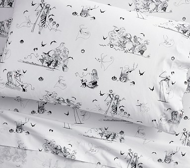 The Nightmare Before Christmas Organic Sheet Set & Pillowcases