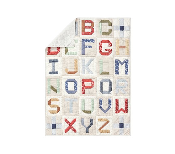 Patchwork ABC Baby Quilt