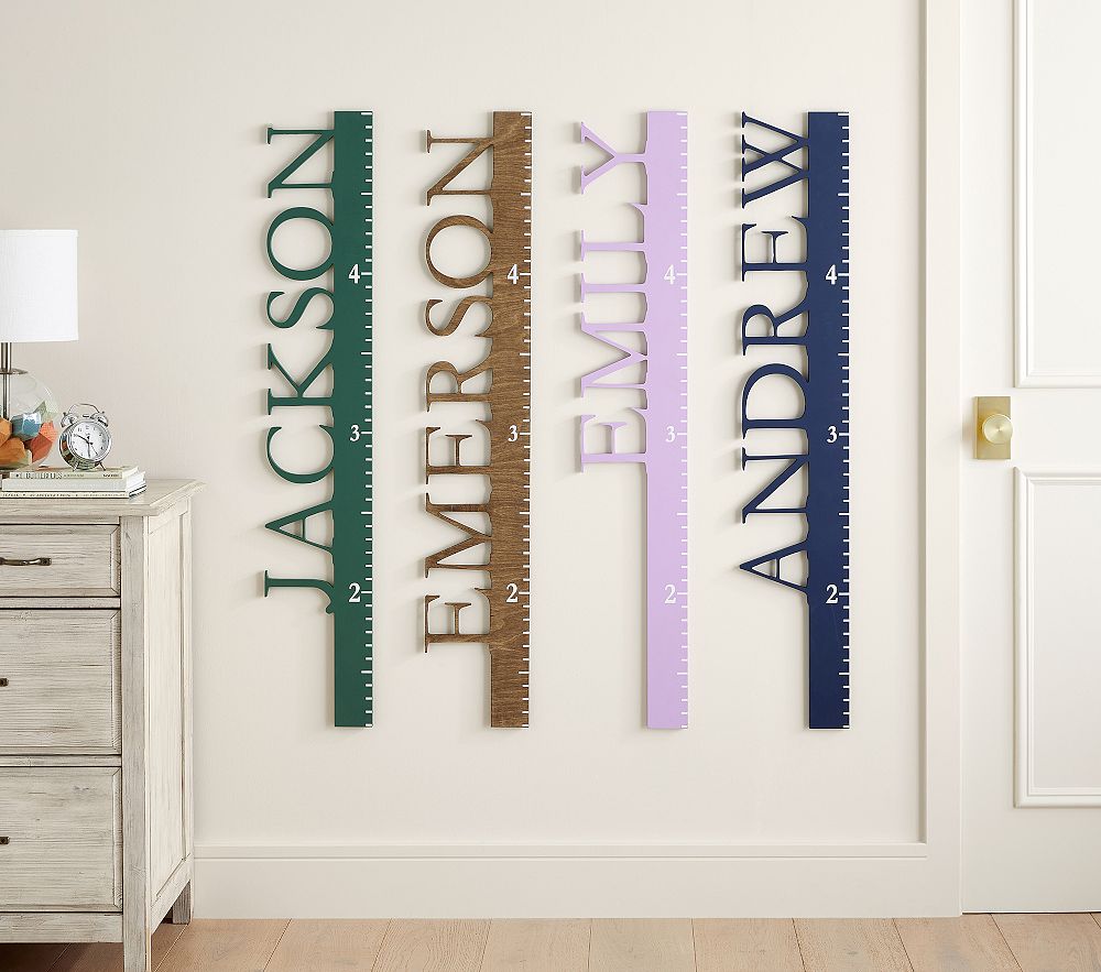 Personalized Garamond Growth Chart Pottery Barn Kids