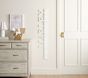 Personalized Garamond Growth Chart, White