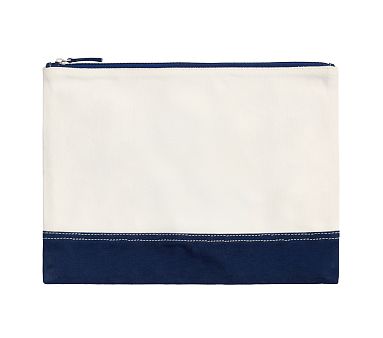 Navy Canvas Wet Dry Bag