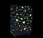Mackenzie Rainbow Heart Galaxy Glow-in-the-Dark Spinner Luggage