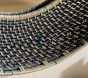 Navy Quinn Round Mirror (29&quot;)