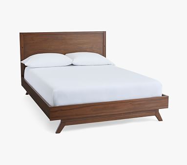 Lennox 4-in-1 Double Bed Conversion Kit, Dark Walnut, Parcel