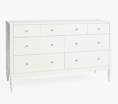 Penny Extra-Wide Dresser, French White
