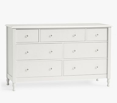 Juliette Extra-Wide Dresser, French White