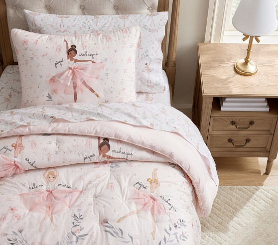 人気定番 Sheet Organic Printed Ballerina Set Pottery | Pillowcases & バッグ