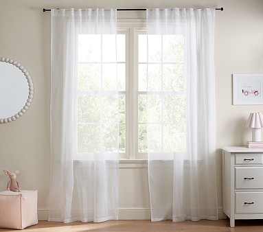 Classic Voile Sheer Curtain, Set of 2
