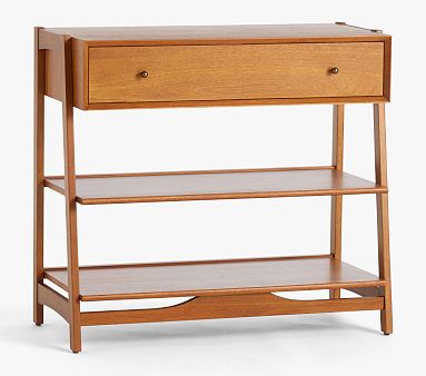 west elm x pbk Mid-Century Changing Table, Acorn, Parcel
