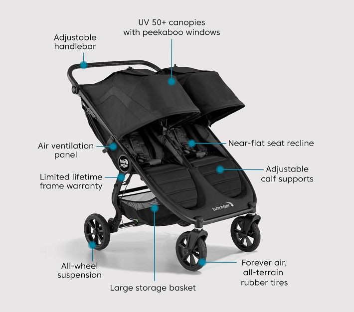 City Mini Double Stroller Baby Jogger Bassinet Adapter Baby Jogger