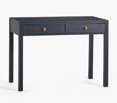 Charlie Writing Desk, Weathered Navy, Parcel