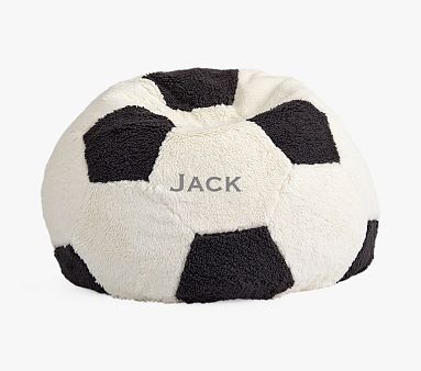 Anywhere Beanbag™ Slipcover Only, Sherpa Soccer Ball