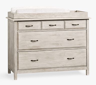 Rory Dresser & Topper Set, Weathered White