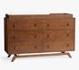 Lennox Extra Wide Dresser and Topper Set, Dark Walnut, In-Home Delivery