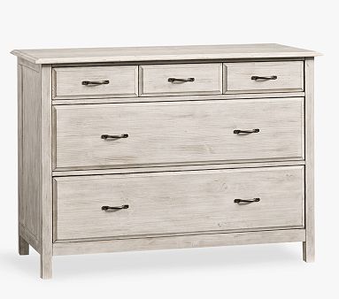 Rory Nursery Dresser, Weathered White, In-Home Delivery