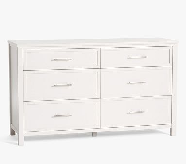 Camden Extra-Wide Nursery Dresser, Simply White, In-Home Delivery