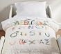 Floral ABC Baby Quilt