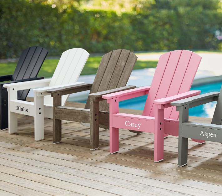 Outdoor Or Indoor Wood Children Adirondack Chair,Pink