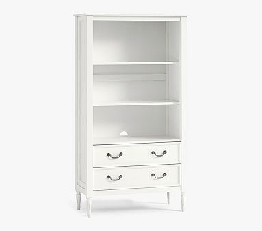 Blythe Bookcase, French White