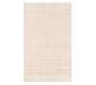 Grid Border Rug, 8x10, Blush