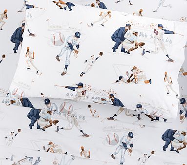 Vintage Baseball Sheet Set, Single