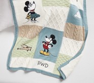 Disney Home x Sanderson Mickey Mouse Heirlooom Baby Blanket