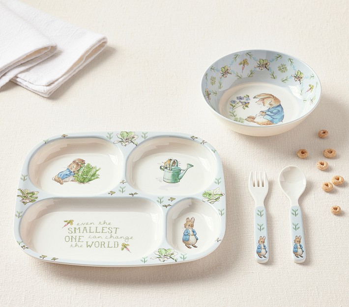 Peter Rabbit™ Nursery Feeding Set | Pottery Barn Kids Peter Rabbit™ Nursery Feeding Set | Pottery Barn Kids