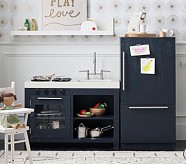 Charlie Weathered Navy Play Kitchen (51")