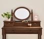 Chris Loves Julia Turned Wood Vanity Desk Topper