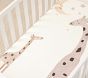 Goldie Giraffe Picture-Perfect Organic Crib Fitted Sheet