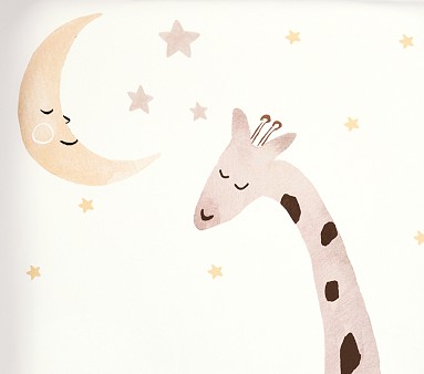 Goldie Giraffe Picture-Perfect Organic Crib Fitted Sheet