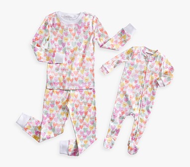 Rifle Paper Co. Candy Heart Organic Family Pajama Collection