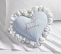 Sweet Dreams Embroidered Heart Pillow