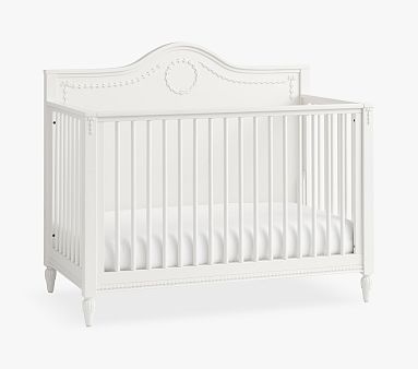 Adeline 4-in-1 Convertible Crib, Simply White, In-Home Delivery