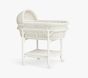 Wicker Bassinet & Mattress Pad Set, Simply White, Parcel Delivery