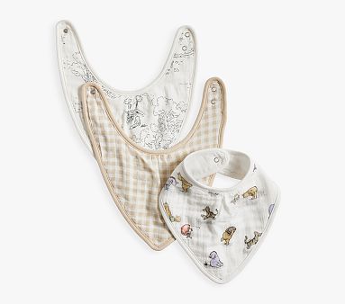 Disney's Winnie the Pooh Organic Muslin Bib Set of 3 , Multi