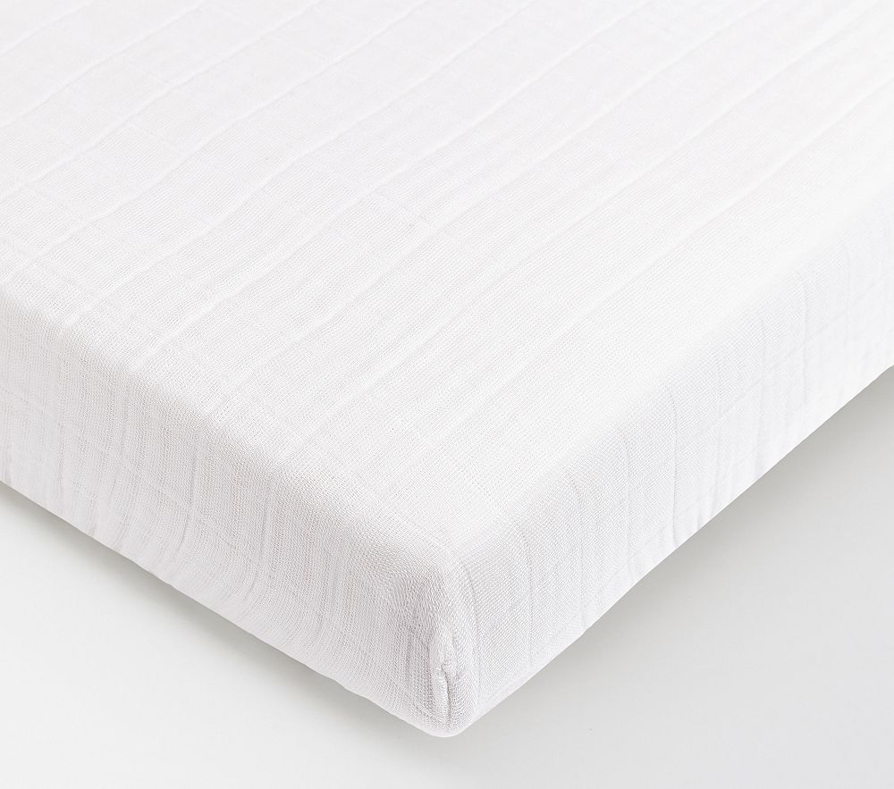 Babyletto Organic Muslin Cotton Mini Crib Fitted Sheet