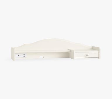 Pottery Barn ホワイト 木製 デスク 引き出し付き ポッタリーバーン Chelsea Teen Desk & Hutch | Pottery Barn Teen