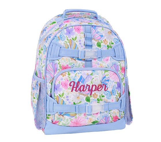 Mackenzie Lavender Floral Blooms Backpacks | Pottery Barn Kids