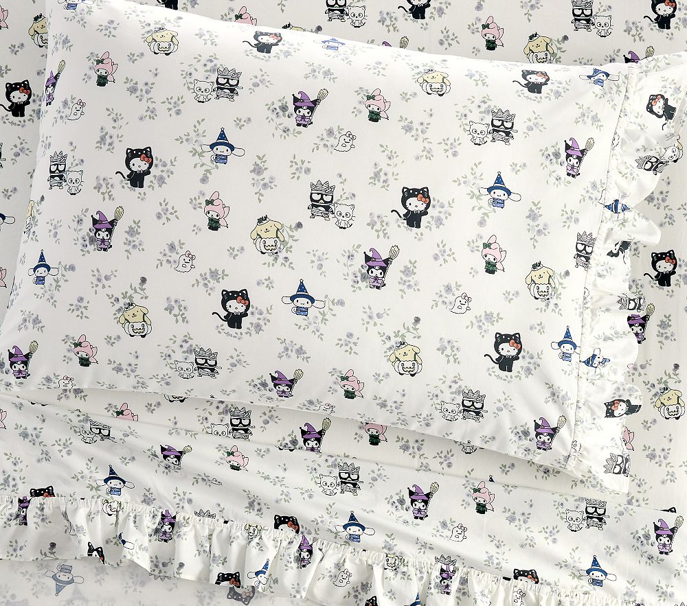 Hello Kitty And Friends Halloween Organic Sheet Set Pottery Barn Kids hello-kitty-and-friends-halloween-organic-sheet-set-pottery-barn-kids