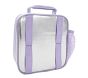 Mackenzie Silver Metallic Hearts Lunch Boxes