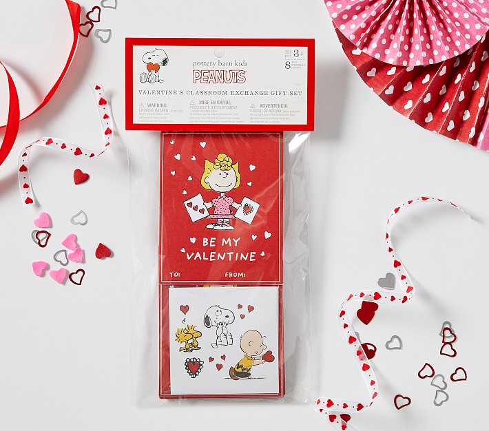 Peanuts Snoopy Sally Valentine Cards Set of Pottery Barn Kids