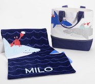 Shark Tote & Towel Set
