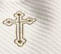 Cross Matelasse Bib